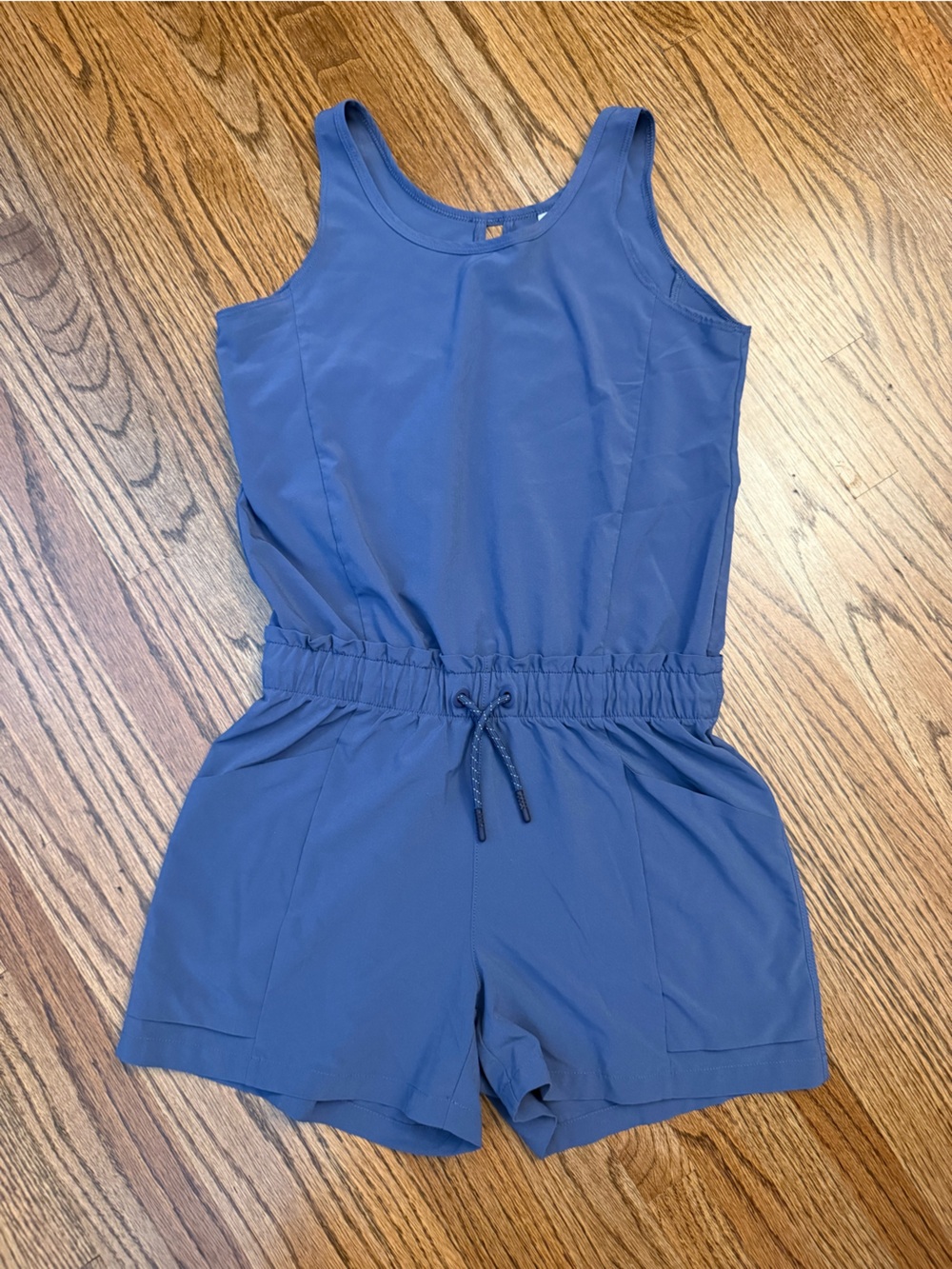 Athleta Girl Blue sleeveless romper Size L/12